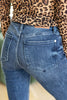 Call The Shots Mid Rise Flare Jeans