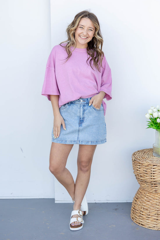 Boardwalk Babe Denim Skort