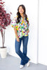 Bold By Accident Short Sleeve Blouse