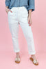 Fresh Start White Weekender Jeans