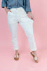 Fresh Start White Weekender Jeans