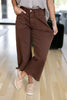 Bold Roast Babe Brown Crop Jeans