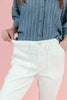 Fresh Start White Weekender Jeans