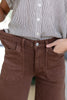 Bold Roast Babe Brown Crop Jeans
