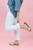 Fresh Start White Weekender Jeans