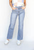 Pacific Fog Gray Wash Straight Leg Jeans