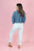 Fresh Start White Weekender Jeans