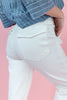 Fresh Start White Weekender Jeans