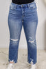 Mica Reg/Plus All Day Everyday Ankle Slit Jeans