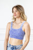 Energy Burst Washed Square Neck Bralette