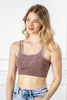 Energy Burst Washed Square Neck Bralette