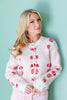 Cozy Little Blooms Floral Print Cardigan Sweater