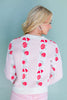 Cozy Little Blooms Floral Print Cardigan Sweater