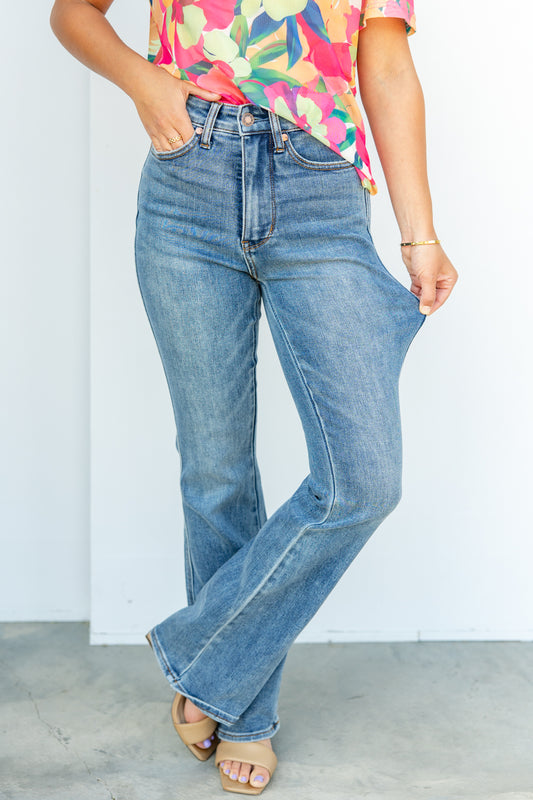 3 LENGTHS Enjoy The Ride Tummy Control Bootcut Jeans