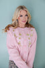 Ribboned Romance Embroidered Floral Cardigan