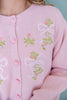 Ribboned Romance Embroidered Floral Cardigan