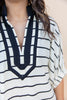 Out Of Line Striped Dolman Top