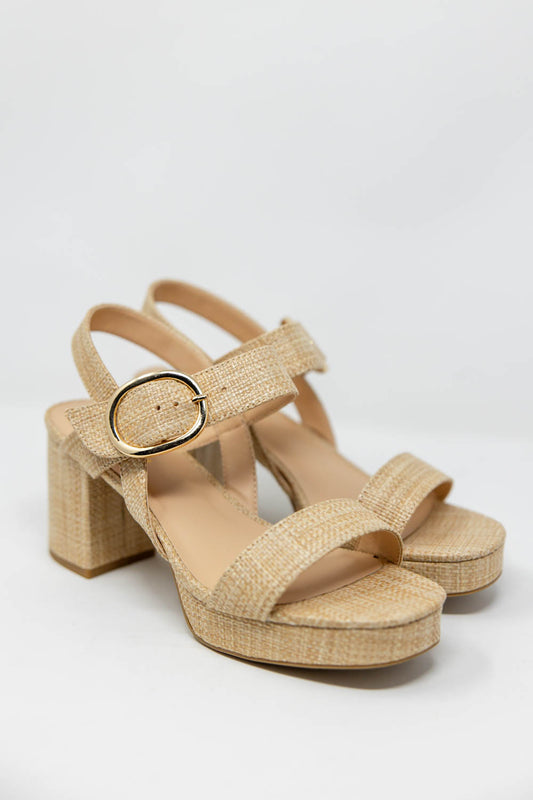 Tropical Treasure Block Heels