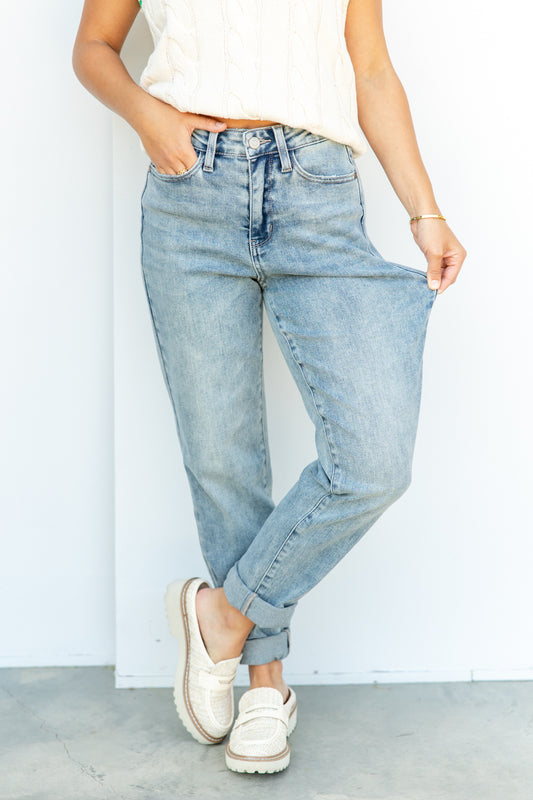 Breaking Barriers Vintage Boyfriend Jeans