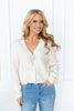 Bow Behavior Rhinestone Sweater Cardigan