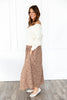 Sweet Mirage Floral Textured Maxi Skirt