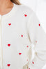 Head Over Hearts Button Down Cardigan Sweater