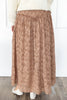 Sweet Mirage Floral Textured Maxi Skirt