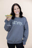 Dirty Martini Graphic Crewneck Sweatshirt