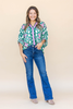 Soul Flower Swing Short Sleeve Dolman Top