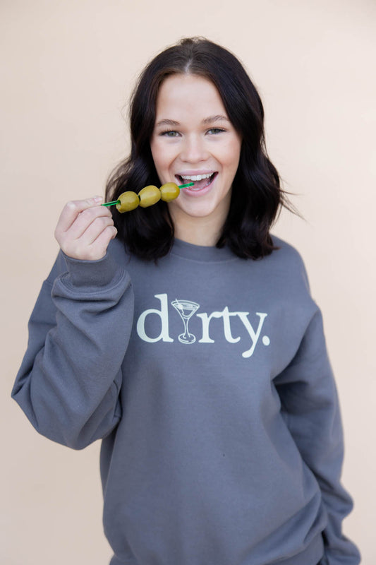 Dirty Martini Graphic Crewneck Sweatshirt