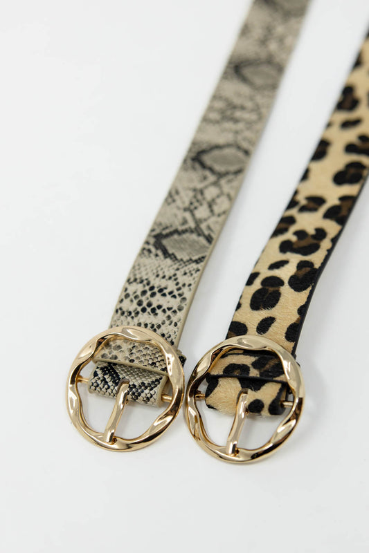 Killer Detail Animal Print Belt