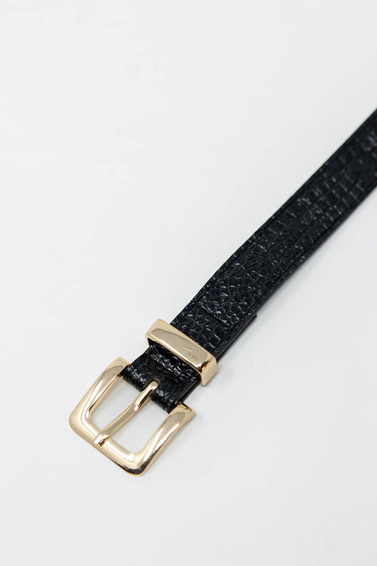 Detail Drama Square Buckle Belt