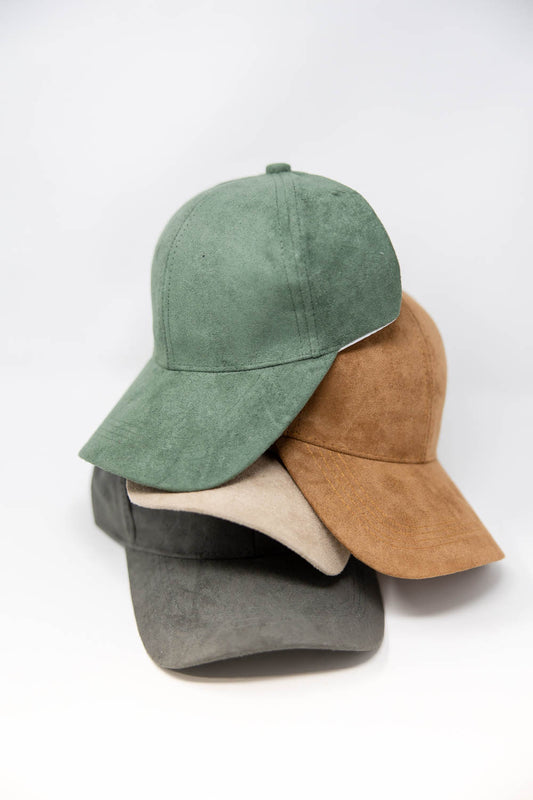 Suede & Simple Classic Baseball Cap