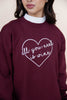 All You Need Is Wine Graphic Sweatshirt