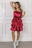Midnight Kisses Sleeveless Satin Dress