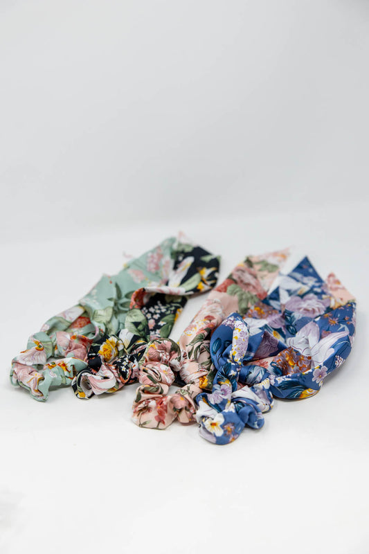 Top Knot Satin Hair Scrunchie