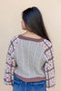 Patchwork Princess Cable Knit Sweater