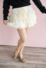 Frill Power Tiered Lace Ruffle Skort