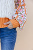 Patchwork Princess Cable Knit Sweater
