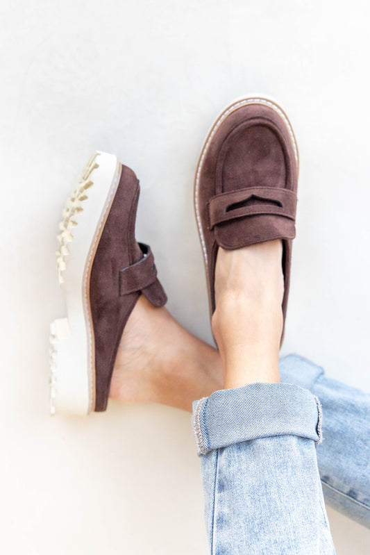 Downtown Drift Loafer Slip On Mules