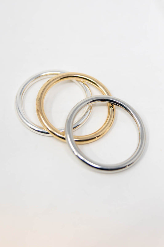 Timeless Shine Trio Bangle Bracelets