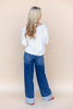 Game Changer Cuffed Wide Leg Jeans