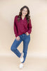 DOORBUSTER Slow Tempo Long Sleeve Knit Top