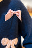 Delicate Loop Bow Sweater