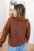 Chilly Day Darling Ruffled Cardigan