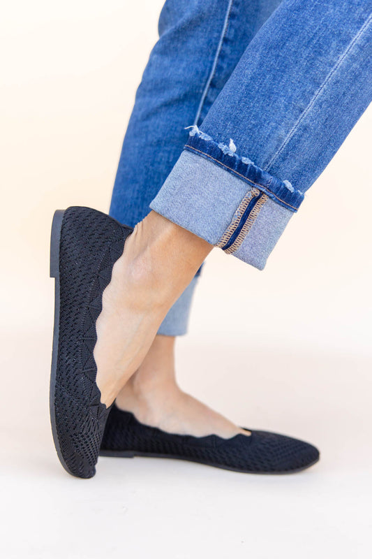 Knitted Charm Flats