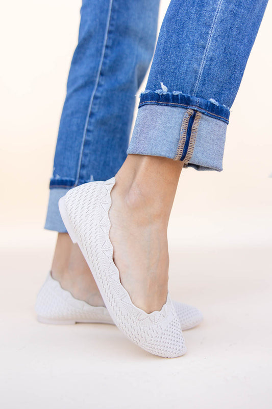 Knitted Charm Flats