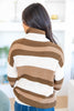 Toasted Sugar Stripe Turtleneck Sweater