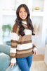 Toasted Sugar Stripe Turtleneck Sweater