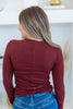 Pulled to Perfection Ruched Long Sleeve Top